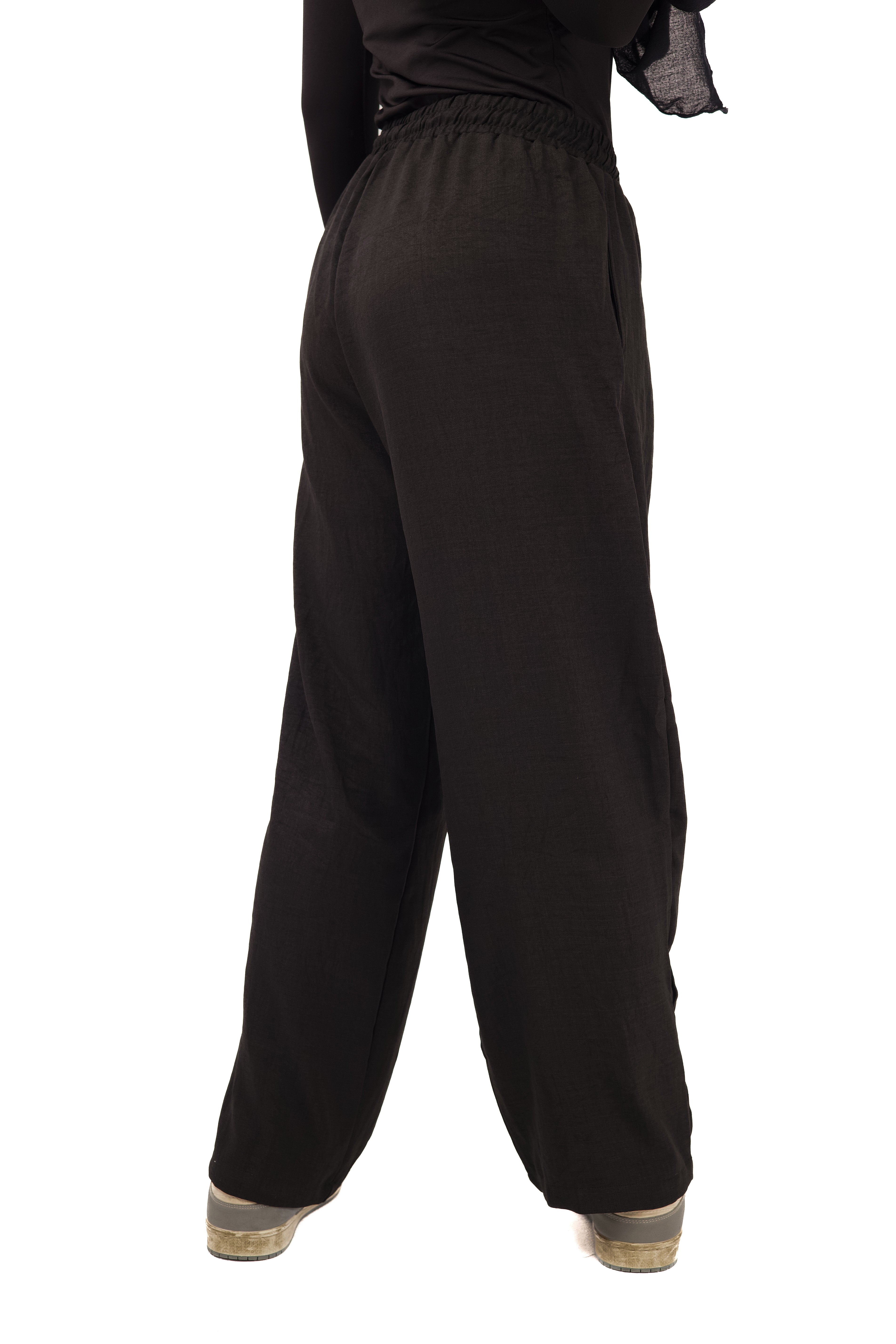 Black Linen Pant