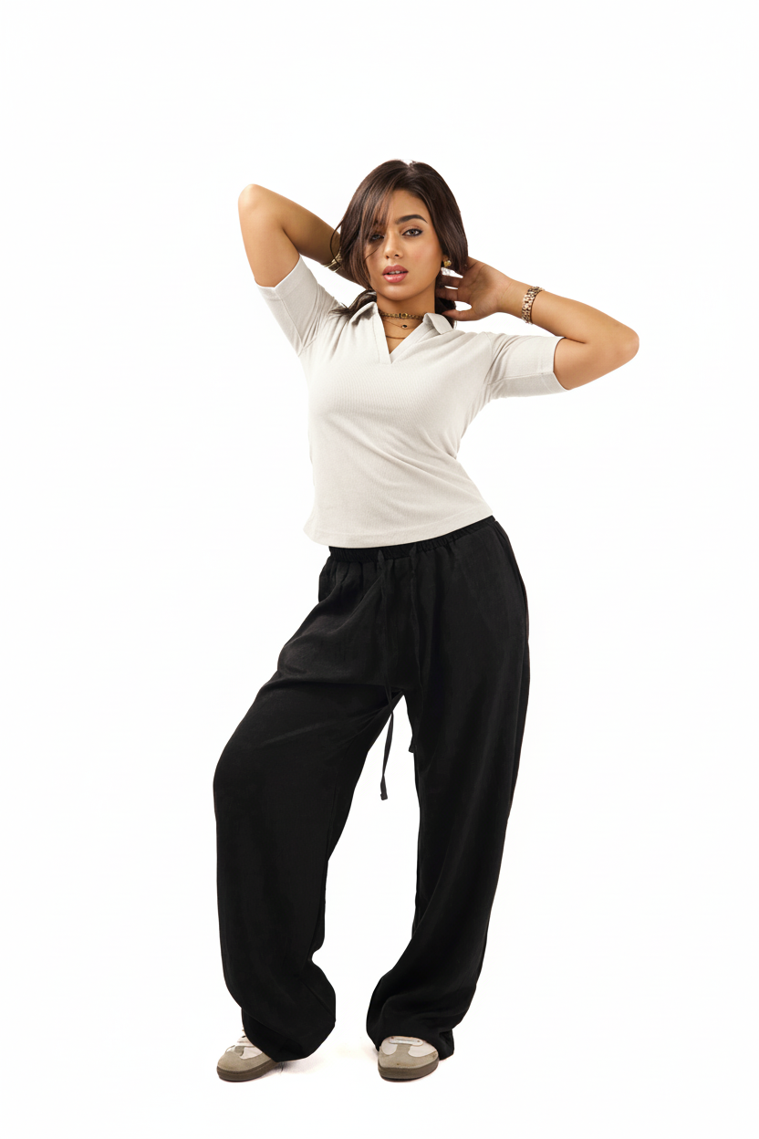 Ribbed Velvet Top