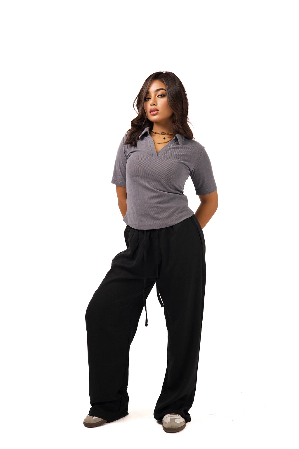 Black Linen Pant