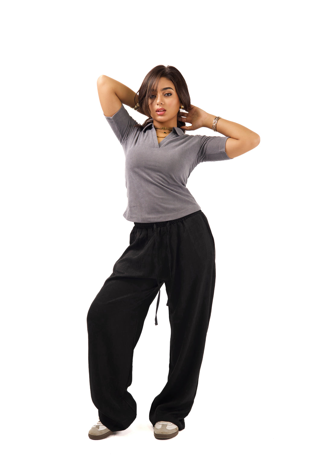 Black Linen Pant