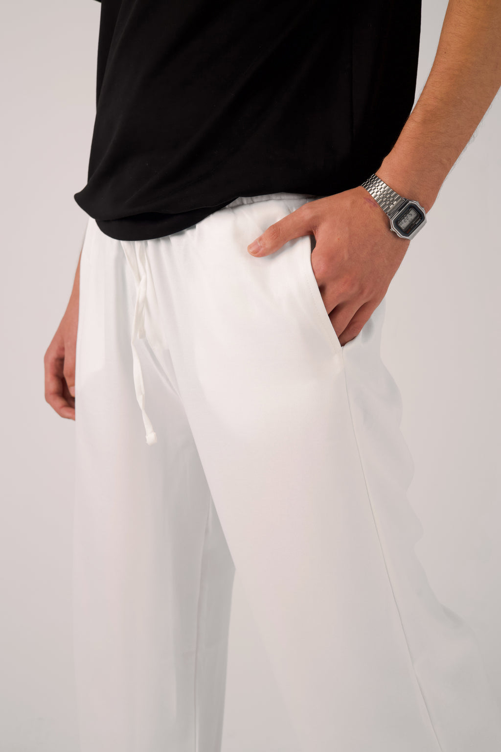 White Linen Pant (See-Through)
