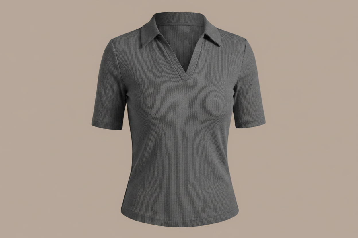 Ribbed Velvet Top