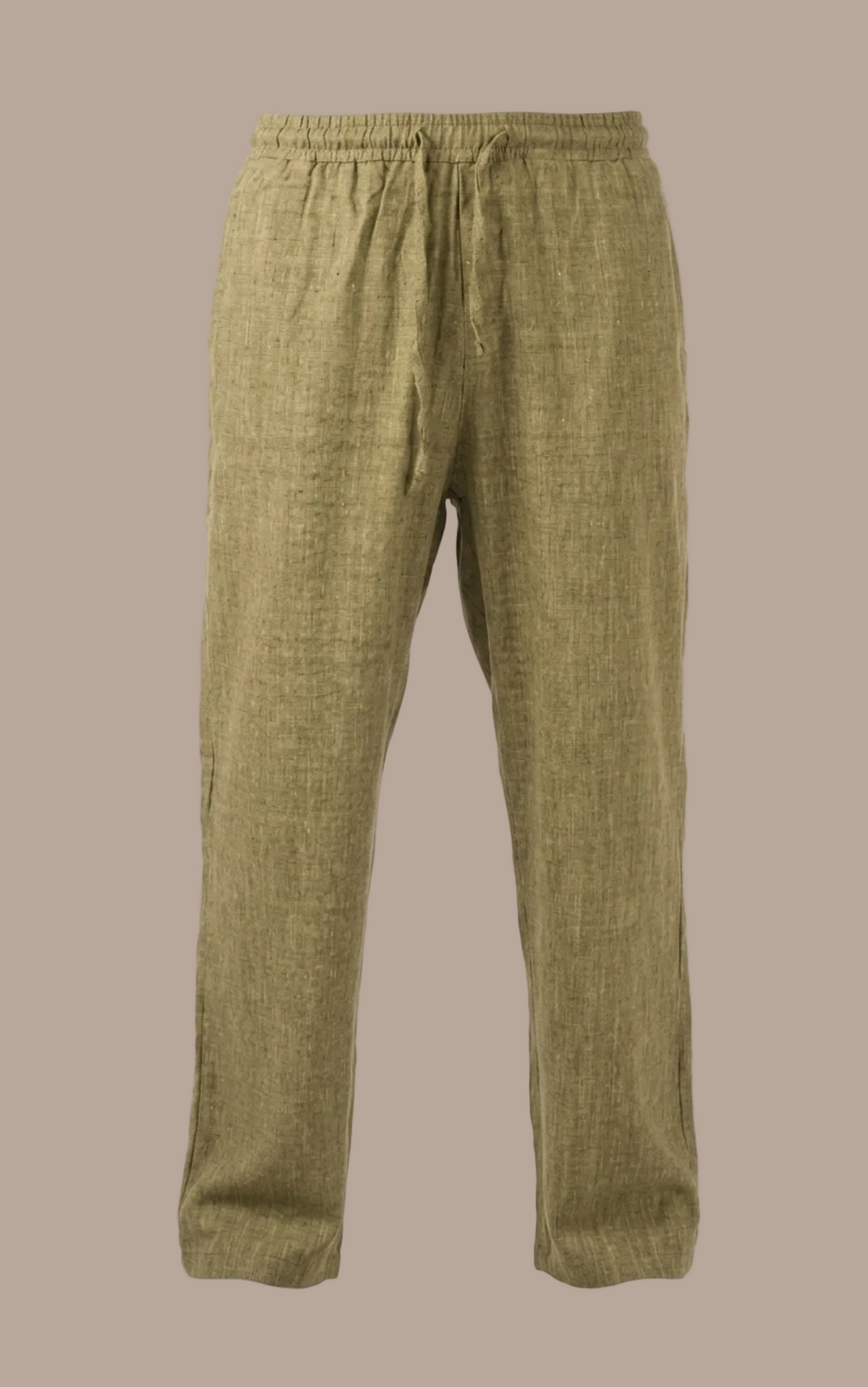 Olive Linen Pants