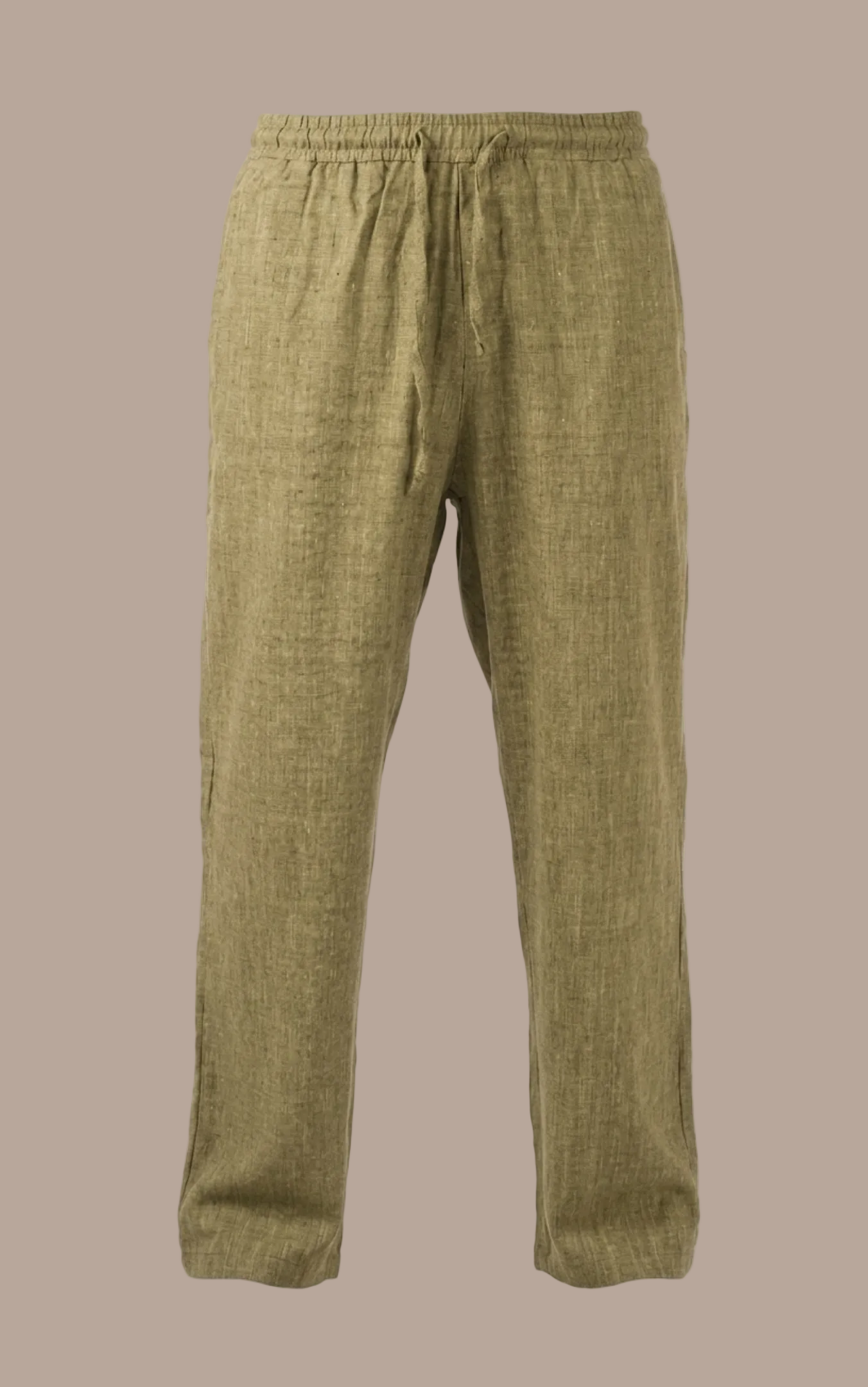Olive Linen Pants